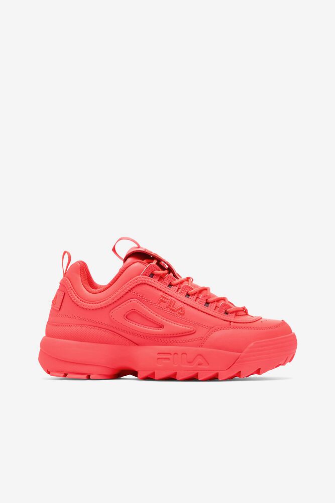 Fila Disruptor 2 Premium Pink Sneakers Womens - NZ 67340-CJSD